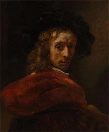 Rembrandt | Man in a Red Cloak, Undated | Giclée Canvas Print