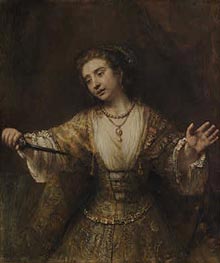 Rembrandt | Lucretia, 1664 | Giclée Canvas Print