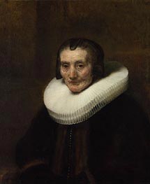 Rembrandt | Portrait of Margaretha de Geer, Wife of Jacob Trip, 1661 | Giclée Canvas Print