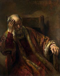 Rembrandt | An Old Man in an Armchair, Undated | Giclée Canvas Print