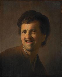Rembrandt | Laughing Young Man (Self Portrait), 1630 | Giclée Canvas Print