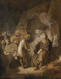 Rembrandt | Joseph Tells his Dreams to Jacob, 1633 | Giclée Canvas Print