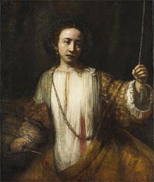 Rembrandt | Lucretia, 1666 | Giclée Canvas Print