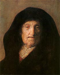 Rembrandt | Portrait of Mother of Rembrandt, c.1630 | Giclée Canvas Print