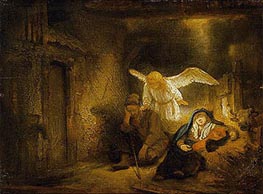 Rembrandt | The Dream of St Joseph, 1645 | Giclée Canvas Print