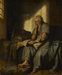 The Apostle Paul in Prison | Rembrandt | Painting Reproduction