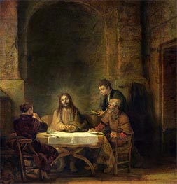 The Supper at Emmaus | Rembrandt | Painting Reproduction