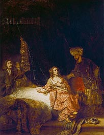Rembrandt | Joseph Accused by Potiphar's Wife, 1655 | Giclée Canvas Print