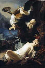 The Sacrifice of Isaac | Rembrandt | Painting Reproduction