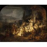 Preaching of St John the Baptist, c.1634/35 - Rembrandt