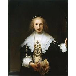 Portrait of Agatha Bas - Rembrandt