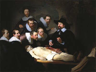 The Anatomy Lecture of Dr. Nicolaes Tulp, 1632 | Rembrandt | Giclée Leinwand Kunstdruck