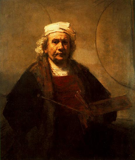 Self Portrait, c.1661 | Rembrandt | Giclée Leinwand Kunstdruck