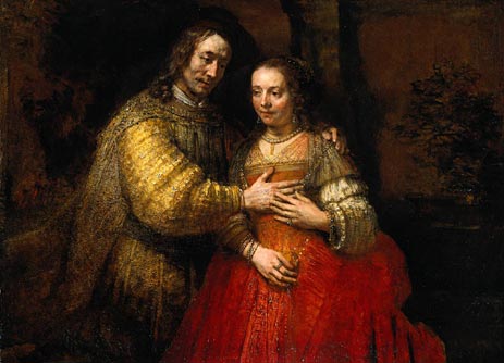The Jewish Bride, 1669 | Rembrandt | Giclée Canvas Print