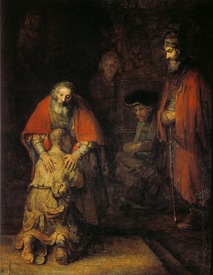 The Return of the Prodigal Son, c.1668 | Rembrandt | Giclée Leinwand Kunstdruck