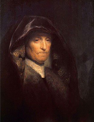 An Old Woman (The Artist's Mother), c.1629 | Rembrandt | Giclée Leinwand Kunstdruck