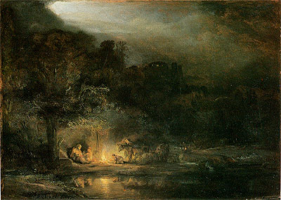 Die Rast auf der Flucht nach Ägypten, 1647 | Rembrandt