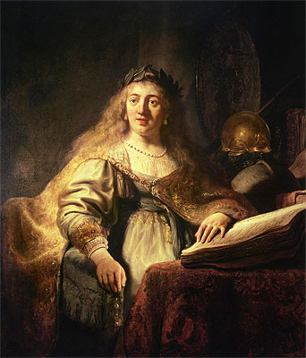 Saskia as Minerva, 1635 | Rembrandt | Giclée Canvas Print