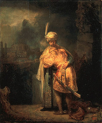 David und Jonathan, 1642 | Rembrandt