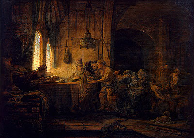 Parable of the Labourers in the Vineyard, 1637 | Rembrandt | Giclée Canvas Print