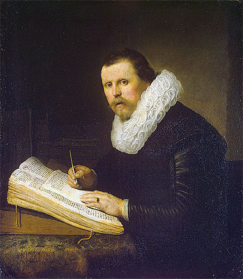Portrait of a Scholar, 1631 | Rembrandt | Giclée Leinwand Kunstdruck