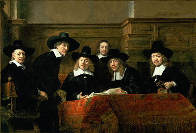 The Syndics (De Staalmeesters), 1662 | Rembrandt | Giclée Canvas Print