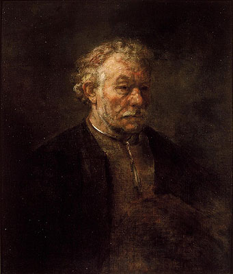 Portrait of Older Man, 1650 | Rembrandt | Giclée Leinwand Kunstdruck