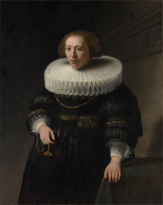 Portrait of a Woman, probably a Member of the Van Beresteyn Family, 1632 | Rembrandt | Giclée Canvas Print