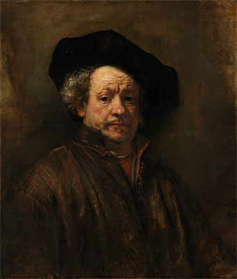 Rembrandt | Self Portrait, 1660 | Giclée Canvas Print