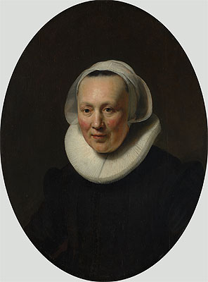 Portrait of a Woman, 1633 | Rembrandt | Giclée Leinwand Kunstdruck