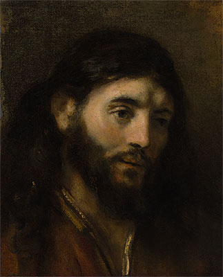 Head of Christ, n.d. | Rembrandt | Giclée Leinwand Kunstdruck