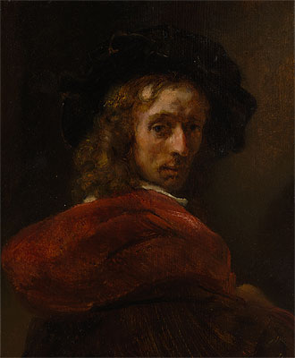 Man in a Red Cloak, n.d. by Rembrandt | Canvas Print