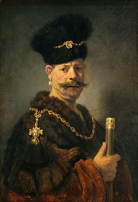 A Polish Nobleman, 1637 | Rembrandt | Giclée Canvas Print