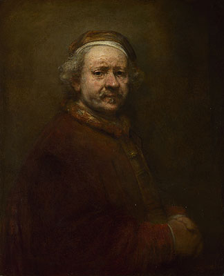 Self Portrait at the Age of 63, 1669 | Rembrandt | Giclée Leinwand Kunstdruck