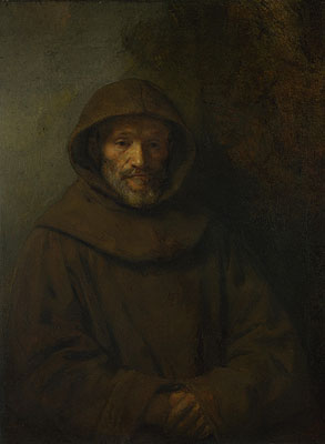 A Franciscan Friar, a.1655 | Rembrandt | Giclée Leinwand Kunstdruck