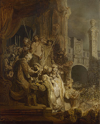 Ecce Homo, 1634 | Rembrandt | Giclée Leinwand Kunstdruck