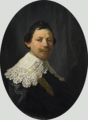Portrait of Philips Lucasz., 1635 | Rembrandt | Giclée Leinwand Kunstdruck