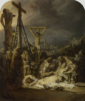 The Lamentation over the Dead Christ, c.1635 | Rembrandt | Giclée Leinwand Kunstdruck
