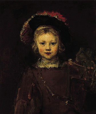 Portrait of a Boy, c.1655/60 | Rembrandt | Giclée Leinwand Kunstdruck