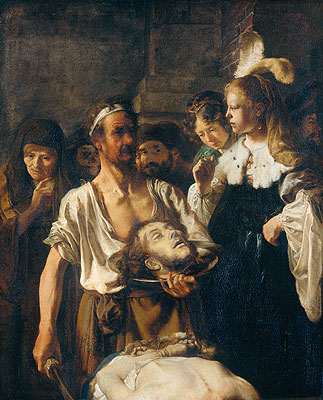 The Beheading of John the Baptist, 1645 | Rembrandt | Giclée Leinwand Kunstdruck