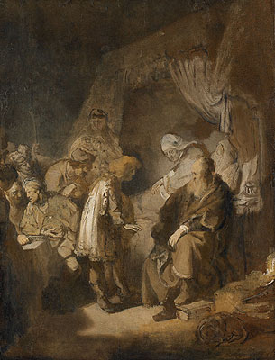 Joseph erzählt seine Träume Jakob, 1633 | Rembrandt
