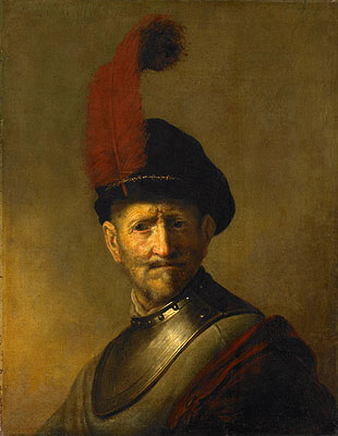 Portrait of a Man (Rembrandt's Father), 1634 | Rembrandt | Giclée Leinwand Kunstdruck