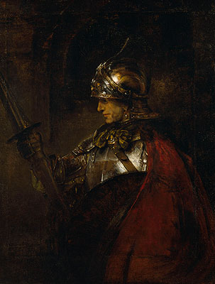 A Man in Armour, 1655 | Rembrandt | Giclée Canvas Print