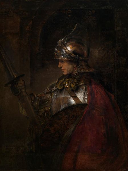 Ein Mann in Rüstung, 1655 - Rembrandt