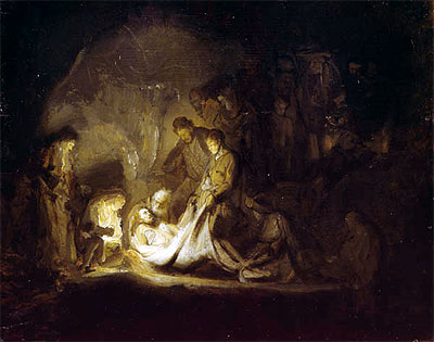 The Entombment, c.1630 | Rembrandt | Giclée Leinwand Kunstdruck