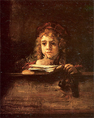 Titus, 1655 | Rembrandt | Giclée Leinwand Kunstdruck