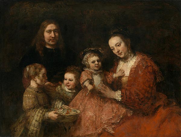 Family Portrait, c.1663/68 | Rembrandt | Giclée Leinwand Kunstdruck