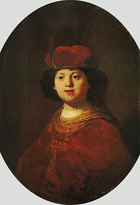 Portrait of a Boy, c.1633/34 | Rembrandt | Giclée Leinwand Kunstdruck