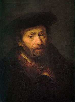 Portrait of Old Man, c.1643 | Rembrandt | Giclée Leinwand Kunstdruck
