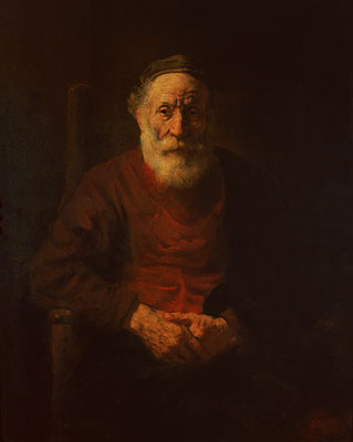 Alter Mann in Rot, c.1652/54 | Rembrandt